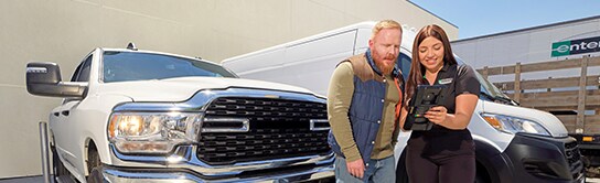 Pickup Truck and Landscaping