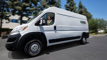 Une rangée de camions Enterprise