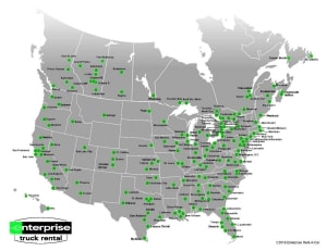 Truck Rental locations coast-to-coast